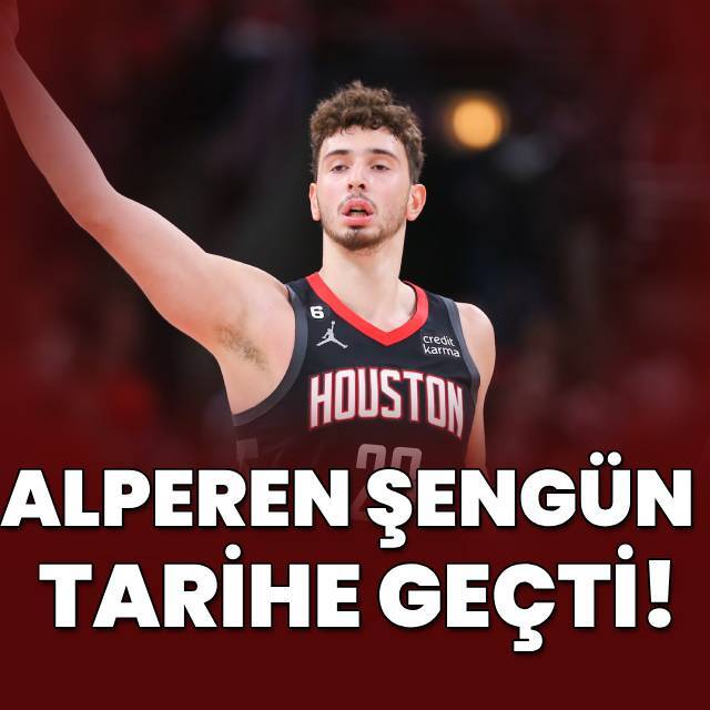 Alperen Şengün tarihe geçti!