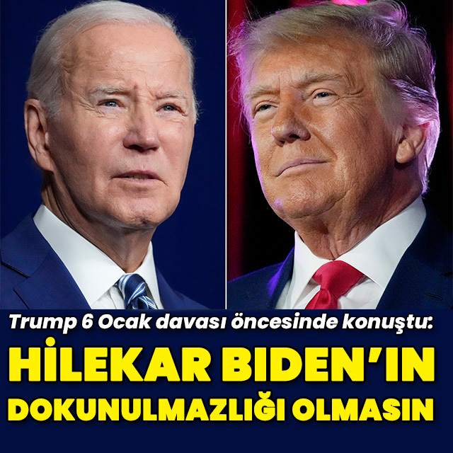 "Hilekar Biden'ın da dokunulmazlığı olmamalı"