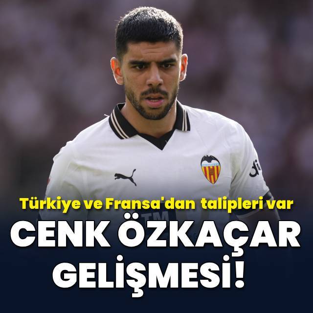 Cenk Özkaçar gelişmesi!