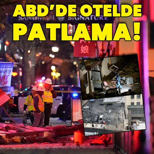 ABD'de otelde patlama!