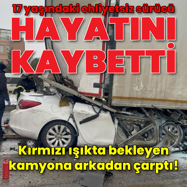 Tekirdağ’da feci kaza! 17 yaşındaki genç hayatını kaybetti