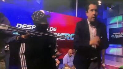 Ekvador'da canlı yayın basıldı