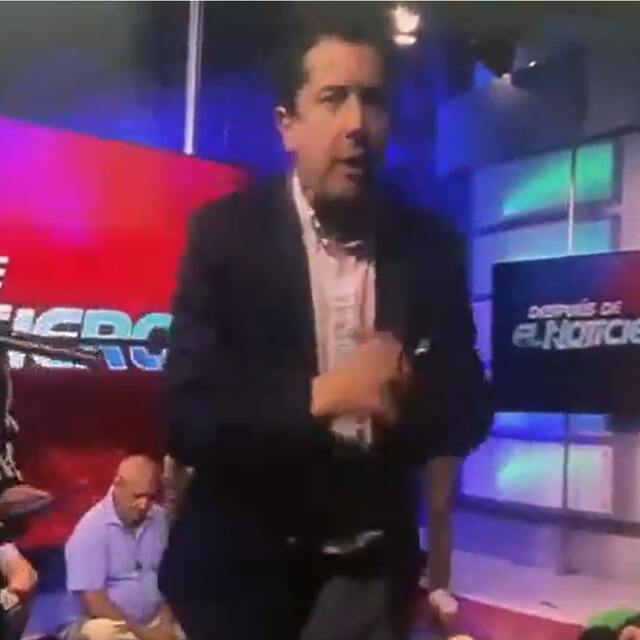 Ekvador'da canlı yayın basıldı