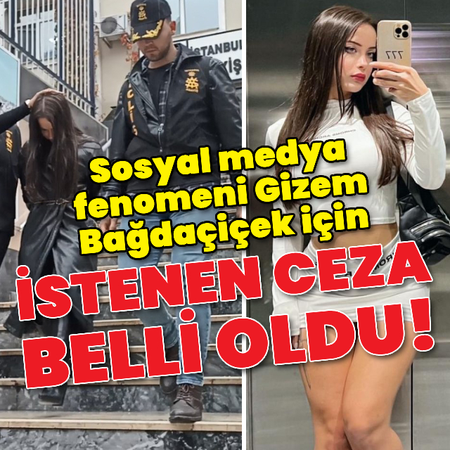 Gizem Bağdaçiçek için istenen ceza belli oldu!