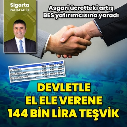 Asgari ücret artışı BES'e yaradı