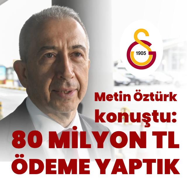 "80 milyon TL ödeme yaptık"