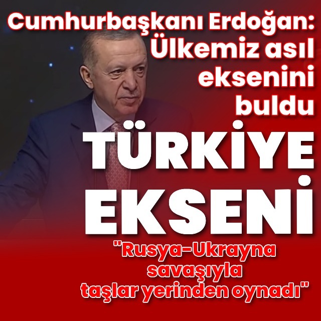 Cumhurbaşkanı Erdoğan'dan açıklamalar