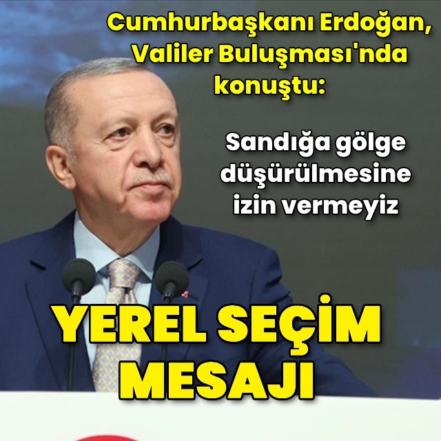Cumhurbaşkanı Erdoğan'dan açıklamalar