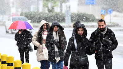 AKOM'dan İstanbul'a kar ve buzlanma uyarısı!