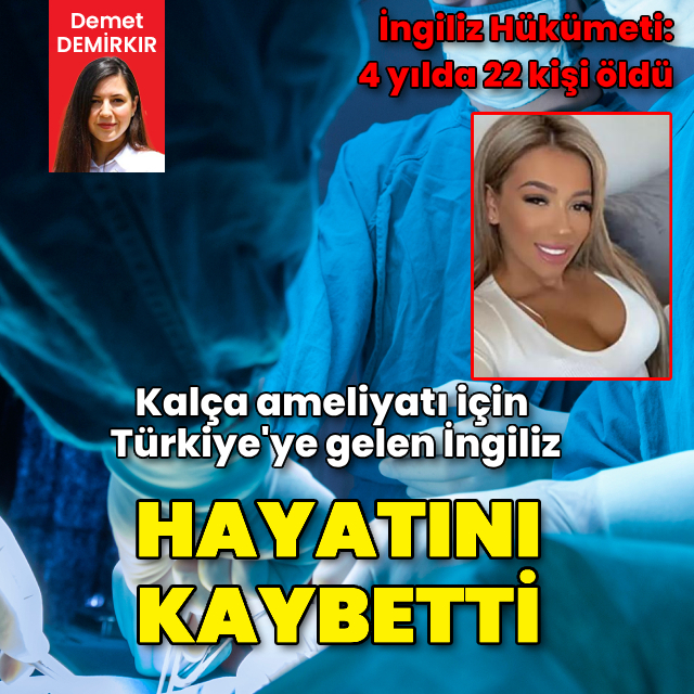 Kalça ameliyatı için Türkiye'ye gelen İngiliz hayatını kaybetti