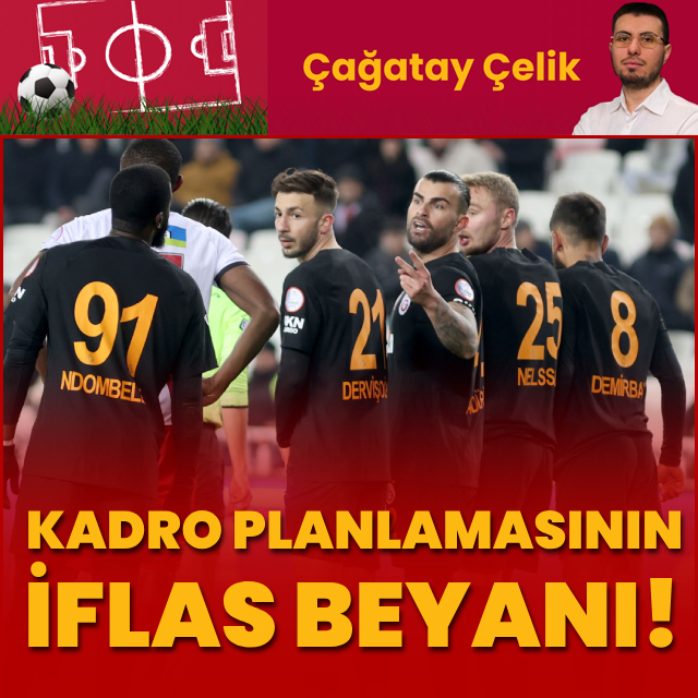 "Kadro planlamasının iflas beyanı!"
