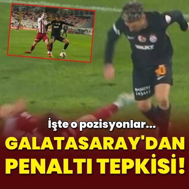 Galatasaray'ın penaltı beklediği pozisyon!