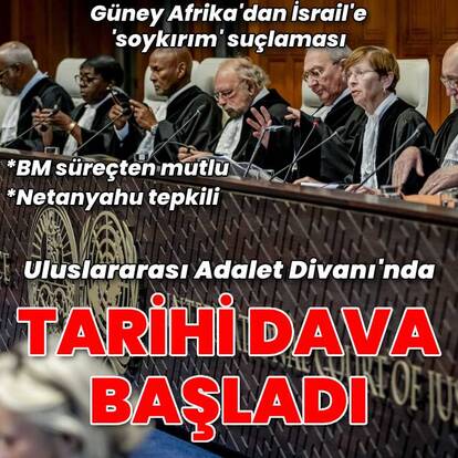 İsrail'e açılan soykırım davası başladı
