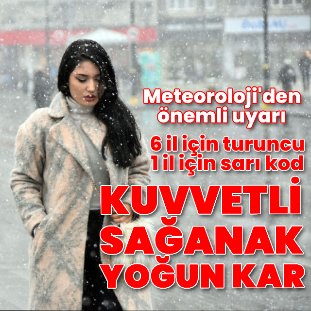Sağanak ve kar yağışı uyarısı! Bu bölgeler dikkat