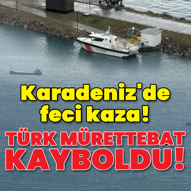 Karadeniz'de feci kaza! Türk mürettebat kayboldu
