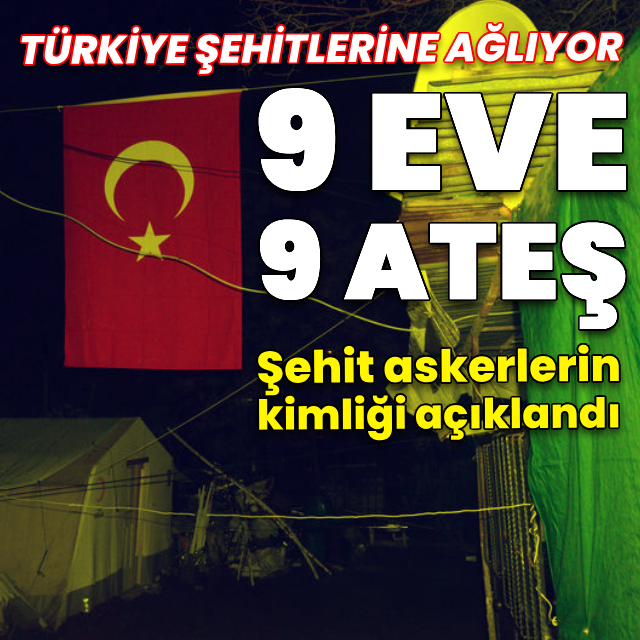 Şehitlerimizin şehadet haberi aile ocaklarına ulaştı