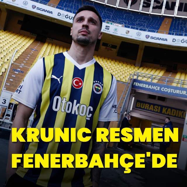 Fenerbahçe, Krunic transferini açıkladı