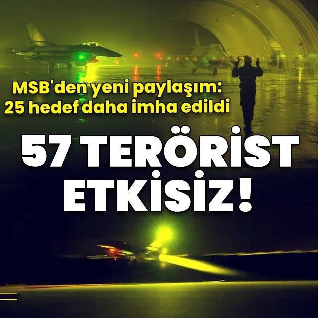 TSK'dan Kuzey Irak'a hava harekatı