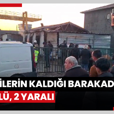 Sultanbeyli'de işçilerin kaldığı konteynerde yangın çıktı: 3 işçi öldü