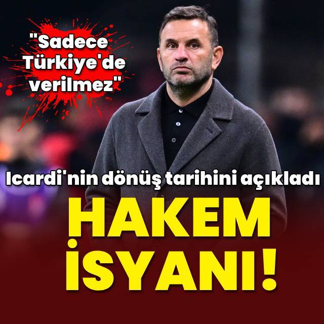 Okan Buruk'tan hakem isyanı!