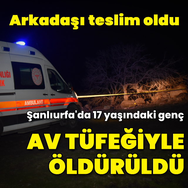 Av tüfeğiyle vurulan genç öldü, arkadaşı teslim oldu