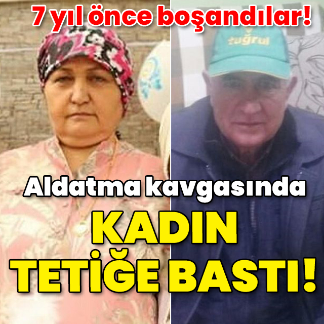7 yıl önce boşandılar! Aldatma kavgası kanlı bitti! Kadın tetiğe bastı!
