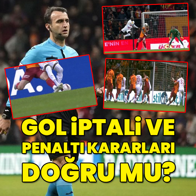 Gol iptali ve penaltılar doğru mu?