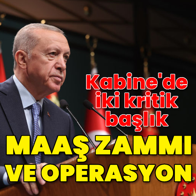 Kabinenin gündeminde neler var?