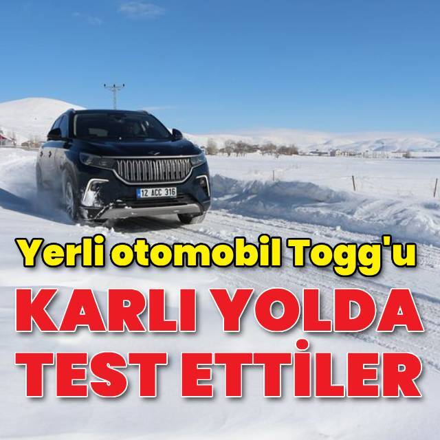 Togglar'ın karlı yoldaki performansını test ettiler