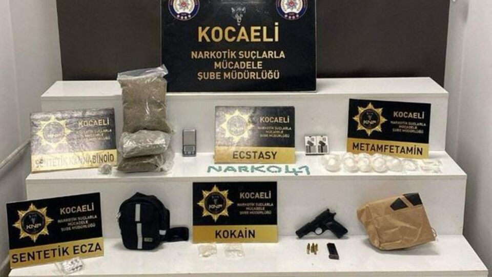 Kocaeli'de uyuşturucu operasyonu: 4 tutuklama