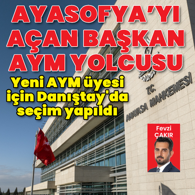 Yeni AYM üyesi için Danıştay'da seçim yapıldı