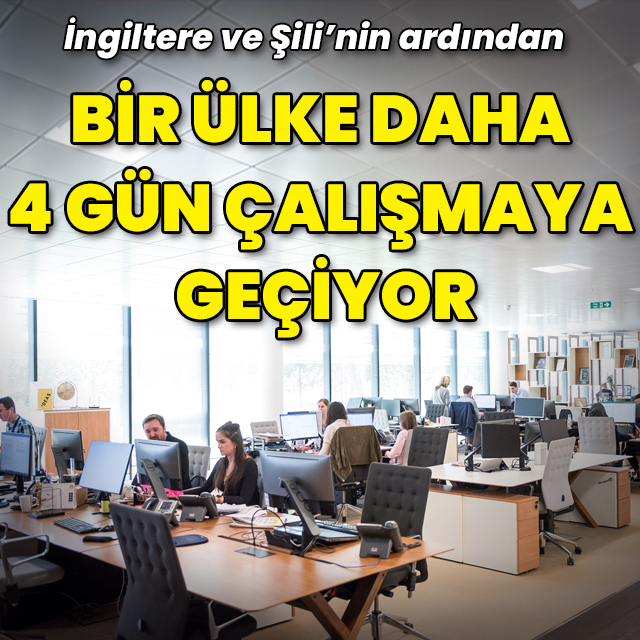 Bir ülke daha 4 gün çalışmaya geçecek