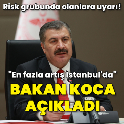 Bakan Koca yoğun bakımlardaki doluluk oranını paylaştı