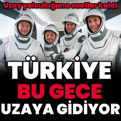 Uzay yolculuğuna saatler kaldı