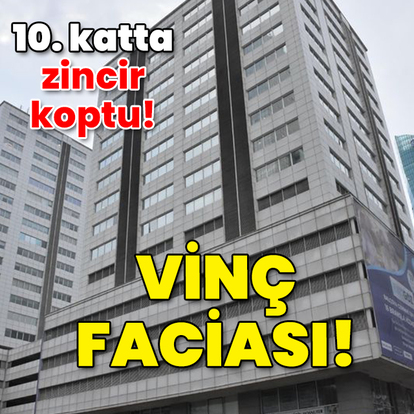 10. katta zincir koptu! Vinç faciası!