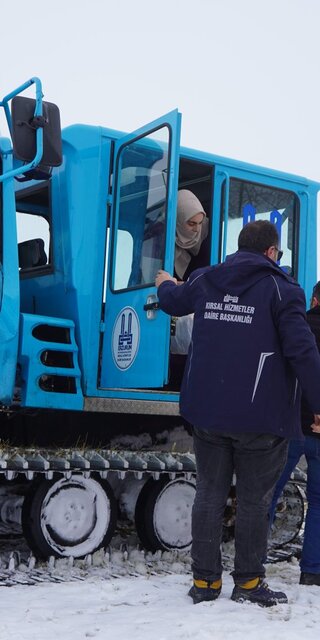  Öğrencilerin imdadına snowtrack yetişti