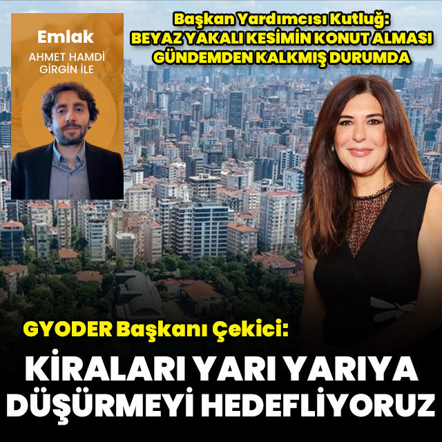  "Kiraları yarı yarıya düşürmeyi hedefliyoruz"
