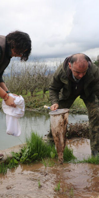  Sulama göletinde bulundu
