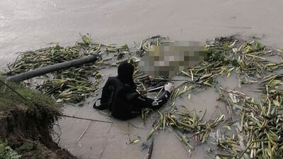  Tahliye kanalında cansız beden bulundu