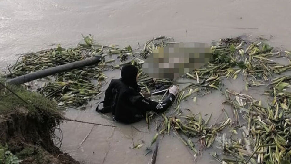 Tahliye kanalında cansız beden bulundu