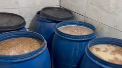  5 ton sahte içki ele geçirildi