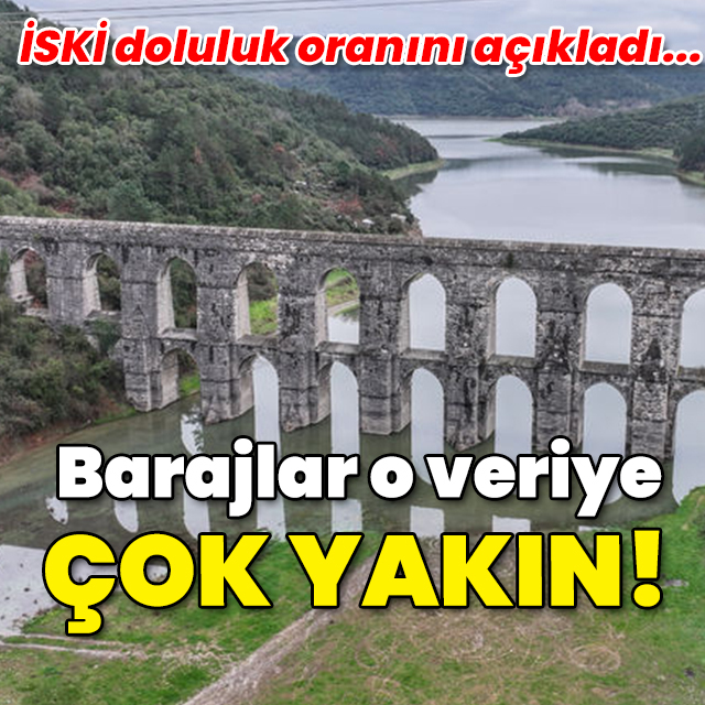 Baraj doluluk oranı açıklandı! İşte son veri!