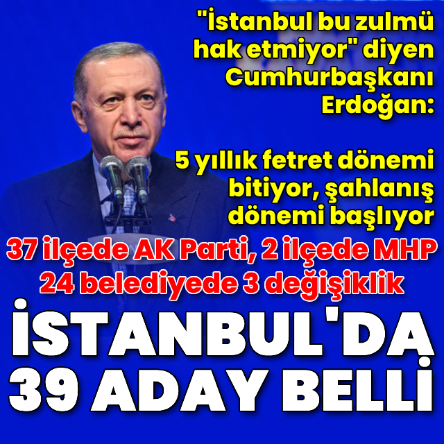 AK Parti'nin İstanbul ilçe belediye başkan adayları belli oluyor