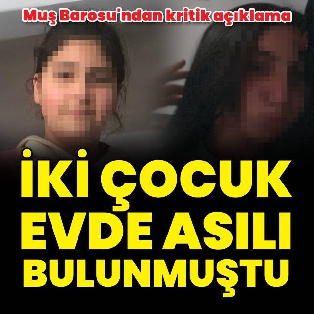 Muş Barosu'ndan kritik açıklama