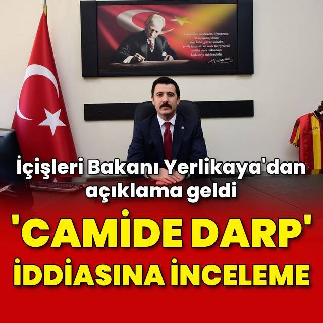 'Camide darp' iddiasına inceleme