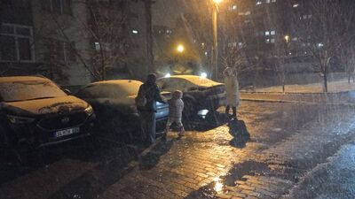 Kar yağışı Balkanlar'dan yurda girdi