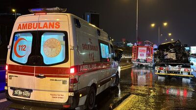 Maltepe'de trafik kazası: 4 yaralı