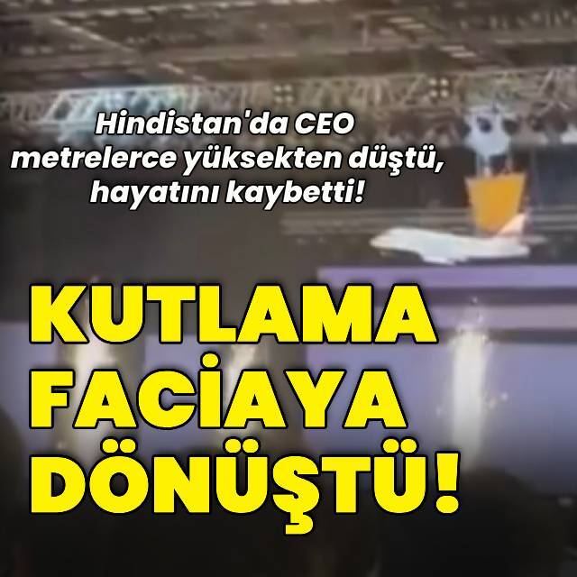 Faciaya dönüşen kutlama: CEO sahnede öldü!