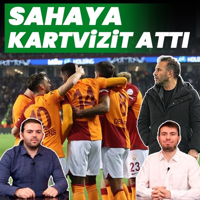 "Okan Buruk sahaya kartvizit attı"