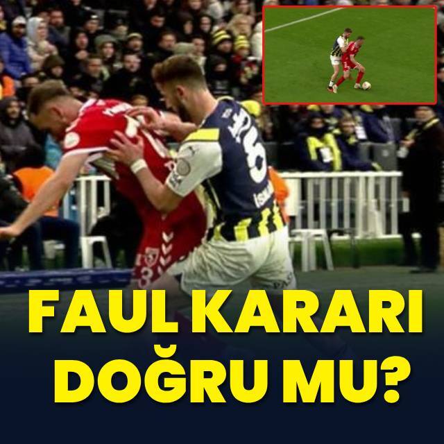 Penaltı var mı? Faul kararı doğru mu?